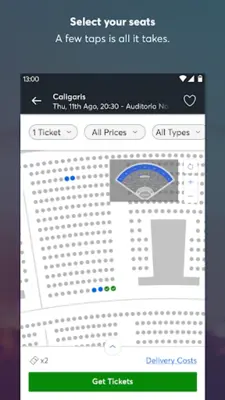 Ticketmaster MX Event Tickets android App screenshot 1