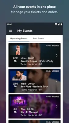 Ticketmaster MX Event Tickets android App screenshot 3