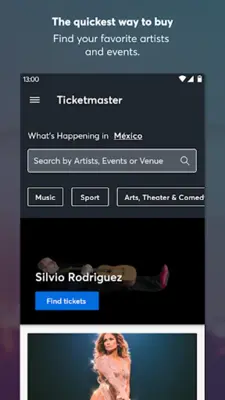 Ticketmaster MX Event Tickets android App screenshot 4